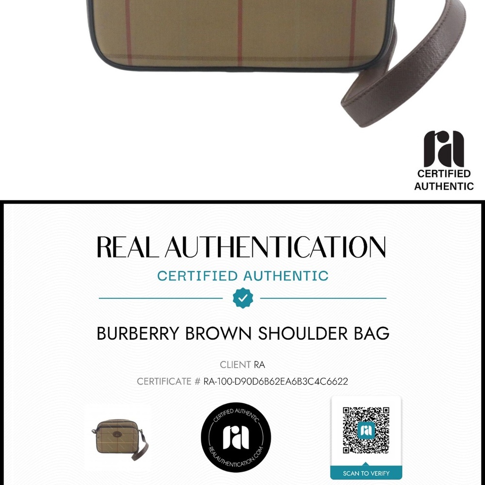 Burberry Tan and Brown shoulder bag - Picture 3 of 8
